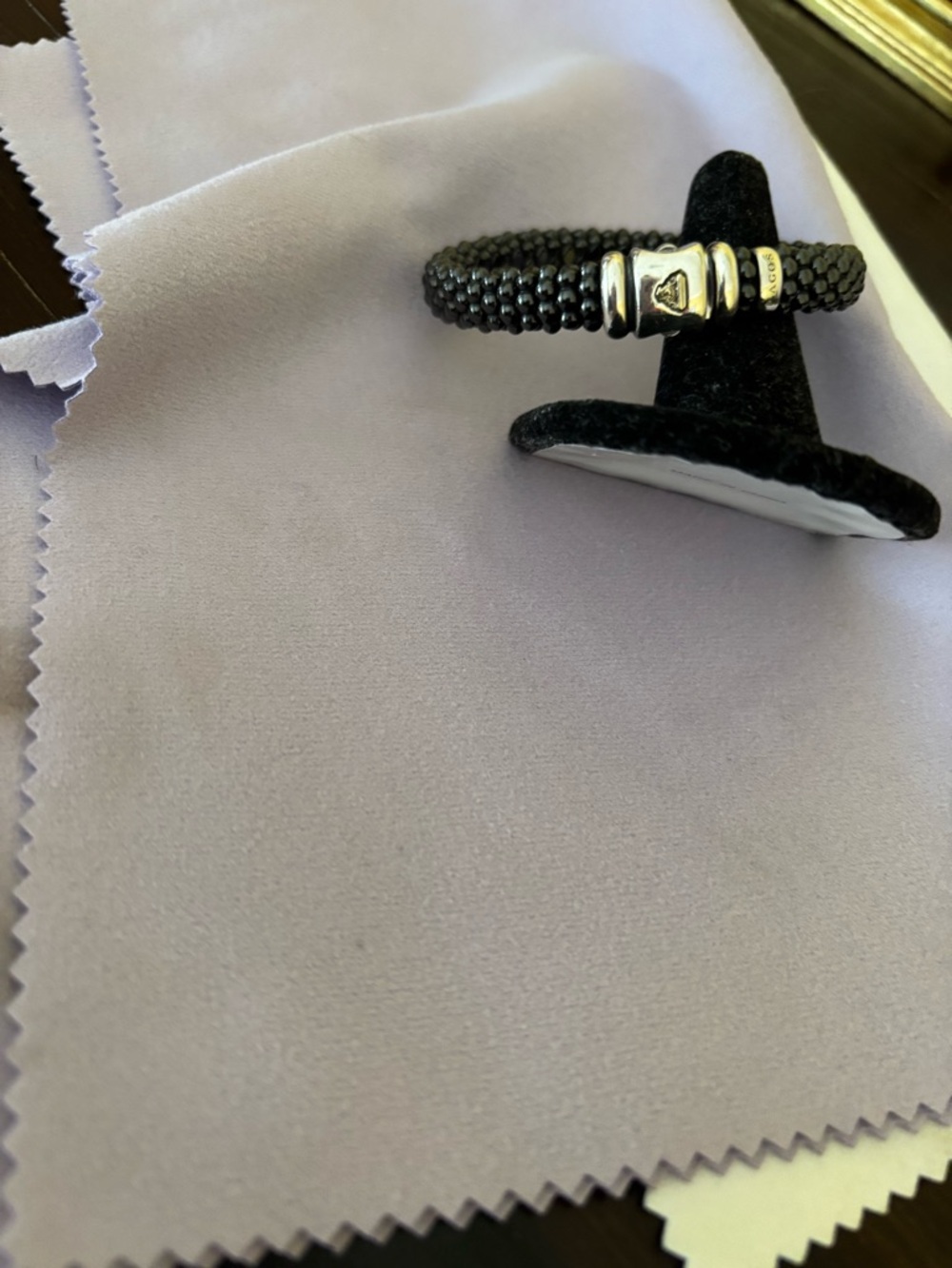 Lagos Caviar Black Beaded Bracelet - Picture 3 of 11